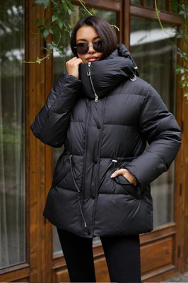 Модный женский пуховик Vo tarun с большим воротником