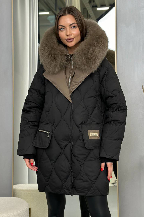 Теплая куртка Bogerner черная